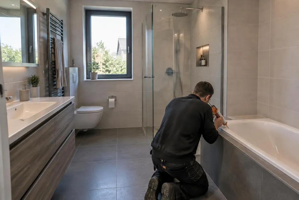 Kitbedrijf Leersum – badkamer kit vervangen bij de douche